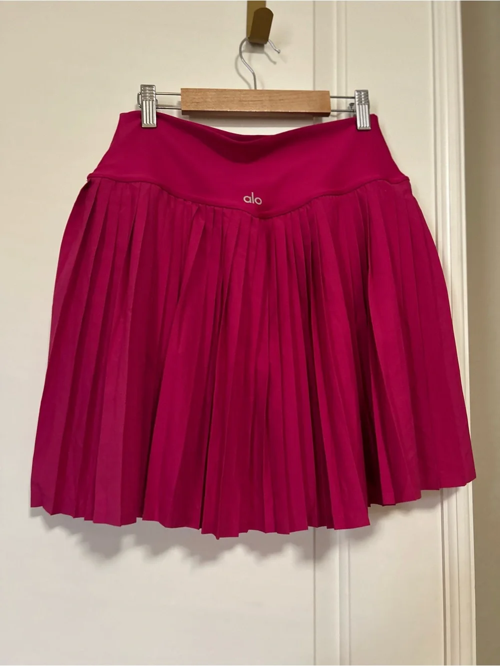 🎀🎾💕ALO Magenta Pink Grand Slam Pleated Tennis Pickleball Skirt Skort 💕🎾🎀_6
